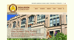 Desktop Screenshot of beaubienelementary.org